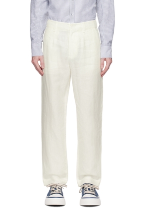 rag & bone Off-White Slim-Fit Trousers
