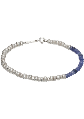 Pearls Before Swine Silver & Blue Zea Bracelet