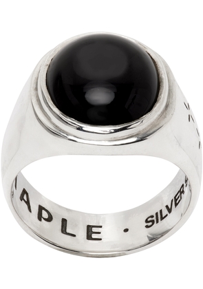 MAPLE Silver Onyx Tommy Ring
