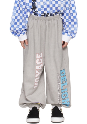 Luckytry Kids Gray Ice Cream Vintage Lounge Pants