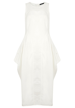 High Other Way Cotton-poplin Midi Dress - White - 42 (UK10 / S)