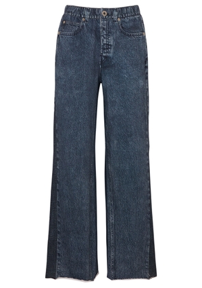 Rag & Bone Miramar Jeans-print Cotton Trousers - Dark Blue - S