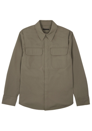 Helmut Lang Military Twill Shirt - Grey - XL