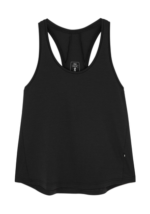 ON Running Focus Stretch-cotton Tank, Tops, Black, Large, Cotton - L