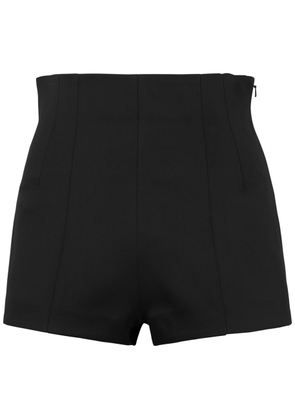 Khaite Lennman Satin-crepe Shorts - Black - 8 (UK12 / M)