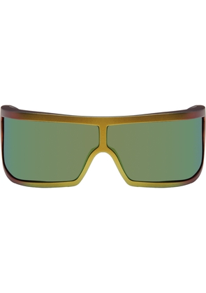 RETROSUPERFUTURE Orange & Green Bones Sunglasses