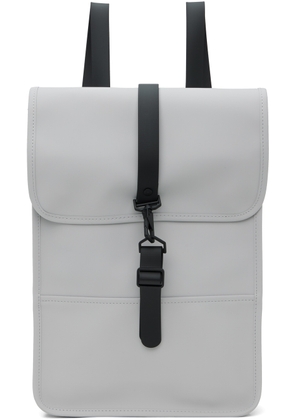 RAINS Gray Mini Backpack