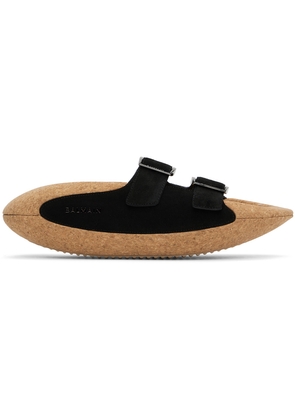 Balmain Black B-IT Sandals