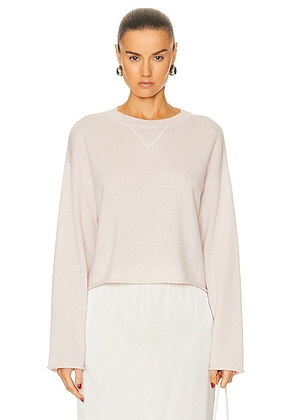 SABLYN Maureen Cashmere Sweater in Lunar - Blush. Size L (also in S, XS).