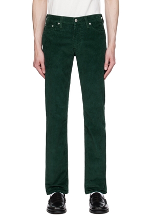 Levi's Green 511 Slim Trousers