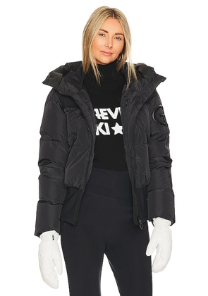 Goldbergh Reese Puffer Jacket in Black. Size 34/2.