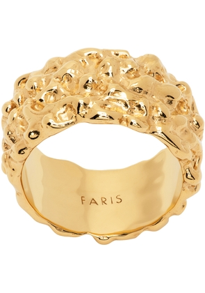 FARIS Gold Roca Ring