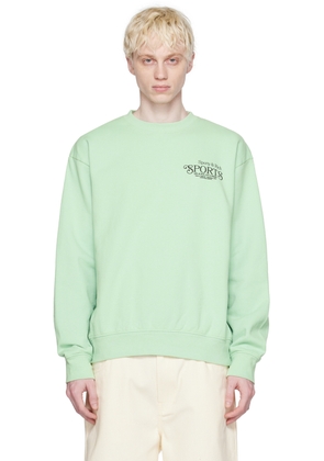 Sporty & Rich Green Bardot Sweatshirt