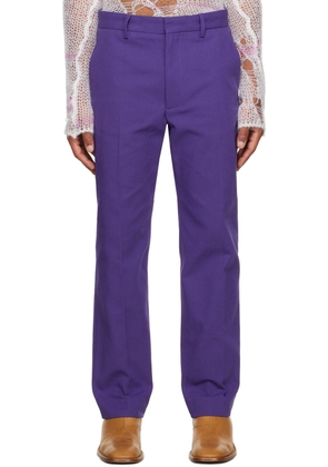 Acne Studios Purple Three-Pocket Trousers
