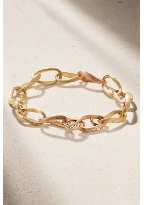 OLE LYNGGAARD COPENHAGEN - Love Medium 18-karat Yellow And Rose Gold Diamond Bracelet - One size