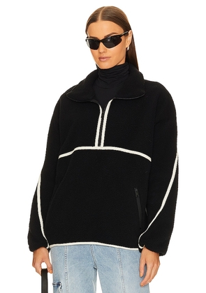 LAMARQUE Helsa Fleece Jacket in Black. Size XL, XXS.