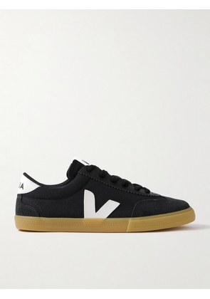 Veja - Volley Suede And Leather-trimmed Canvas Sneakers - Black - IT35,IT36,IT37,IT38,IT39,IT40,IT41