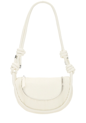 8 Other Reasons Knotted Shoulder Bag in Ivory.