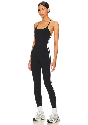 Splits59 Amber Airweight Jumpsuit in Black. Size M, S, XL, XS.