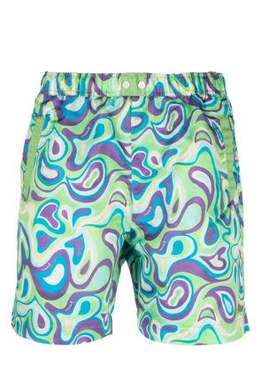 Jacquemus Le Short De Bain Gros Grain swim shorts - Green