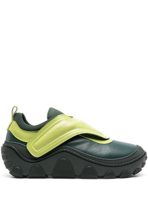 Kiko Kostadinov Tonkin laminated-leather chunky sneakers - Green