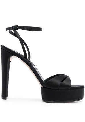 Casadei Flora 130mm sandals - Black
