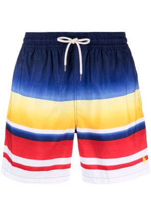 Polo Ralph Lauren stripe print swim shorts - Blue