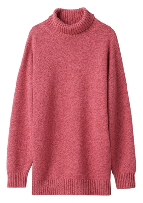 Miu Miu roll-neck cashmere-blend jumper - Pink