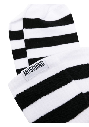 Moschino striped stretch-cotton socks - Black