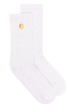 Carhartt WIP Chase logo-embroidered socks - Grey