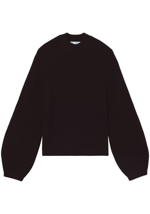 Proenza Schouler White Label bell-sleeve wool jumper - Black