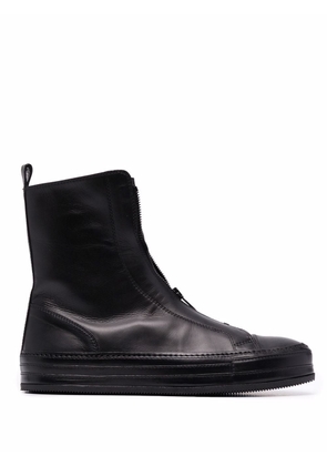 Ann Demeulemeester zip-up ankle boots - Black