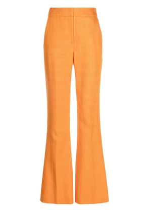Genny high-waist straight-leg trousers - Orange