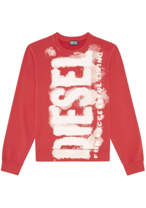 Diesel S-Ginn-E5 logo-print sweatshirt - Red