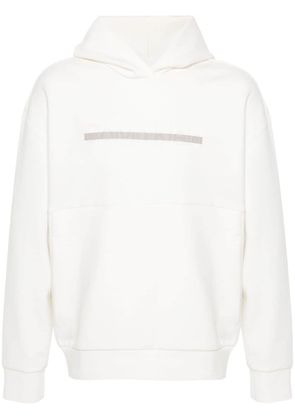 Calvin Klein 3D logo-detail hoodie - Neutrals