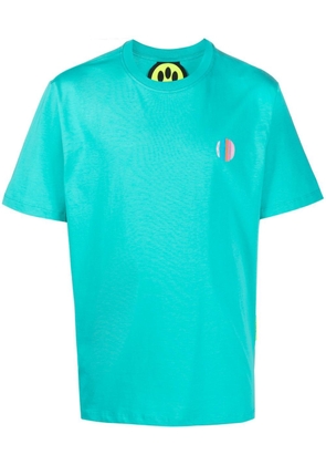 BARROW logo-print short-sleeved T-shirt - Blue