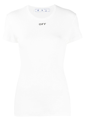 Off-White basic ribbed T-shirt