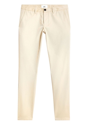 AMI Paris cotton tailored trousers - Neutrals