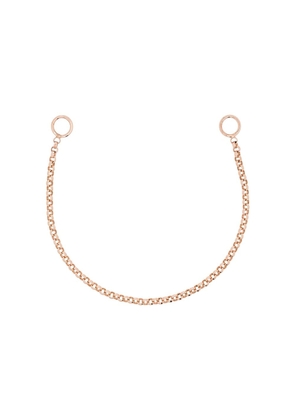 Marla Aaron 14kt rose gold rolo chain - Pink
