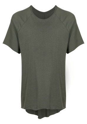 Osklen raw-edge cotton T-Shirt - Black