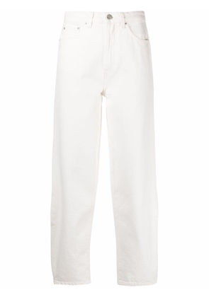 TOTEME organic cotton balloon-leg jeans - White