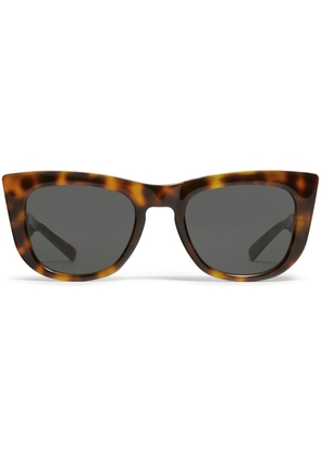 Maison Margiela x Gentle Monster oval-frame sunglasses - Brown