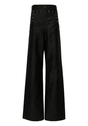 Maison Margiela double-waist wide-leg trousers - Black