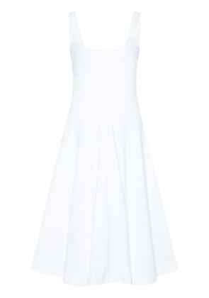 Rosetta Getty scoop-neck flared dress - White