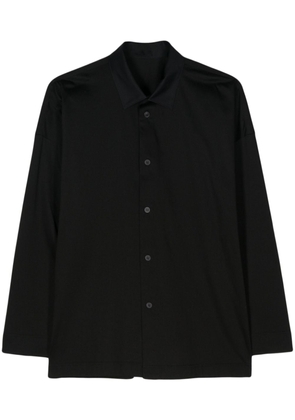 Homme Plissé Issey Miyake Streamline cotton shirt - Black