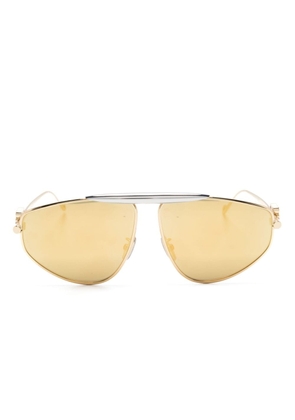 LOEWE EYEWEAR Spoiler pilot-frame sunglasses - Gold