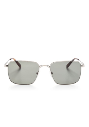 Calvin Klein navigator-frame sunglasses - Silver