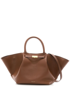 DeMellier oversized leather tote bag - Brown