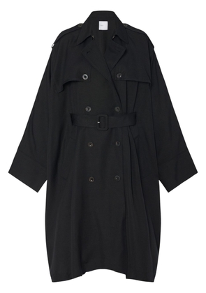 Rosetta Getty double-breasted trench coat - Black