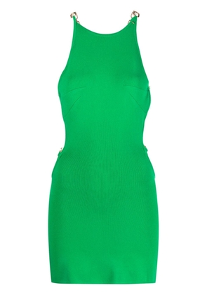 NISSA chain-detail open-front dress - Green
